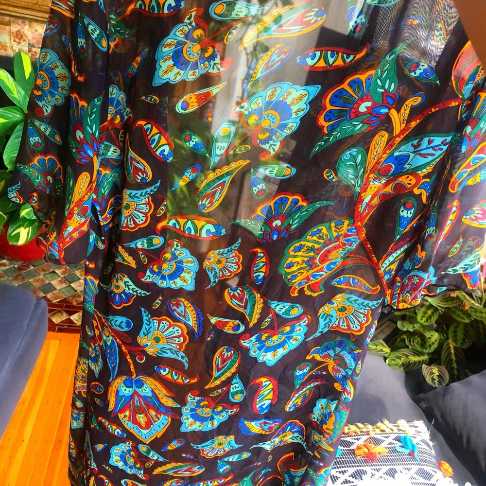 Psychedelic shawl - Picture 2 of 2